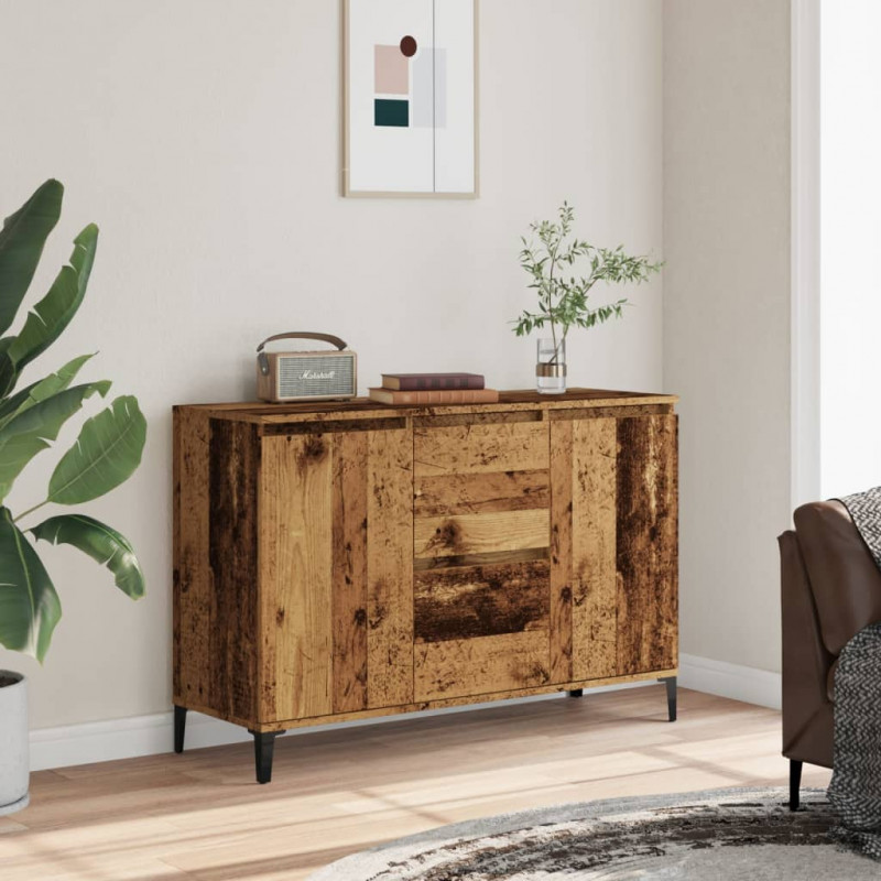 Szafka, stare drewno, 102x35x70 cm, materiał drewnopochodny