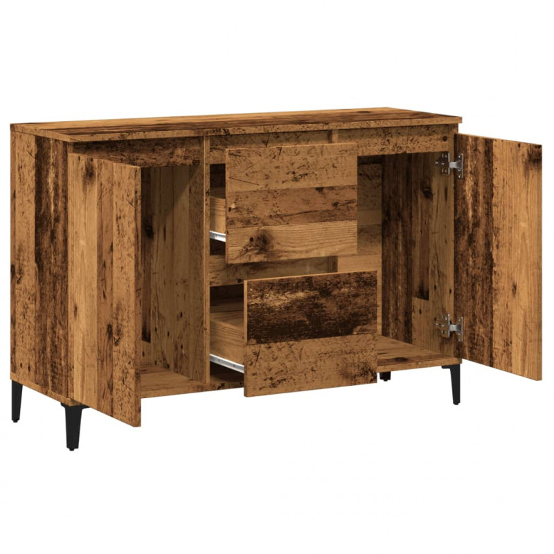 Szafka, stare drewno, 102x35x70 cm, materiał drewnopochodny