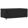 Pokrowce na meble ogrodowe, 2 szt., czarne 240x140x90 cm