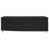 Pokrowce na meble ogrodowe, 2 szt., czarne 300x140x90 cm