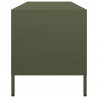 Szafka RTV, oliwkowa, 135x39x43,5 cm, stal walcowana na zimno