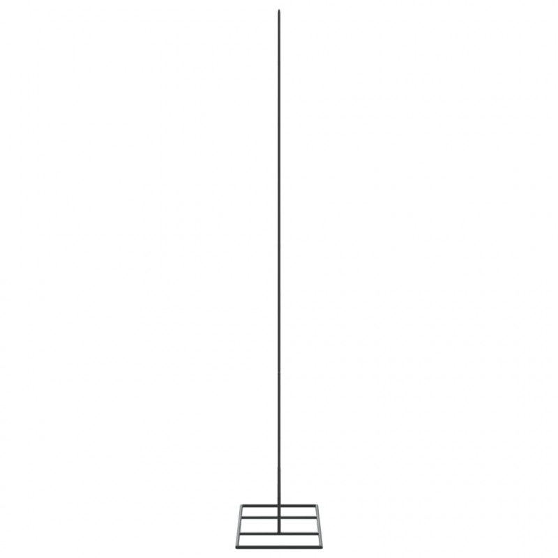 Metalowa choinka świąteczna, do dekoracji, czarna, 150 cm