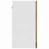 Przeszklona szafka wisząca, dąb artisan, 40x31x60 cm