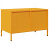 Szafka RTV, musztardowa, 68x39x43,5 cm, stal walcowana na zimno