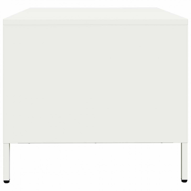 Szafka RTV, biała, 68x50x43,5 cm, stal walcowana na zimno