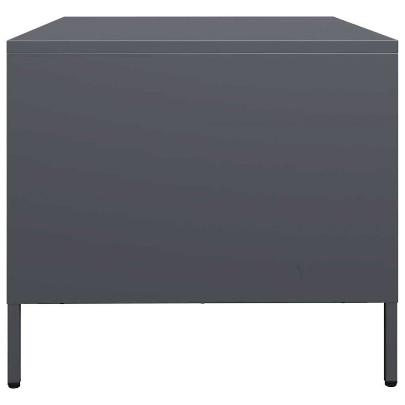 Stolik kawowy, antracyt, 101,5x50x43,5 cm, stal