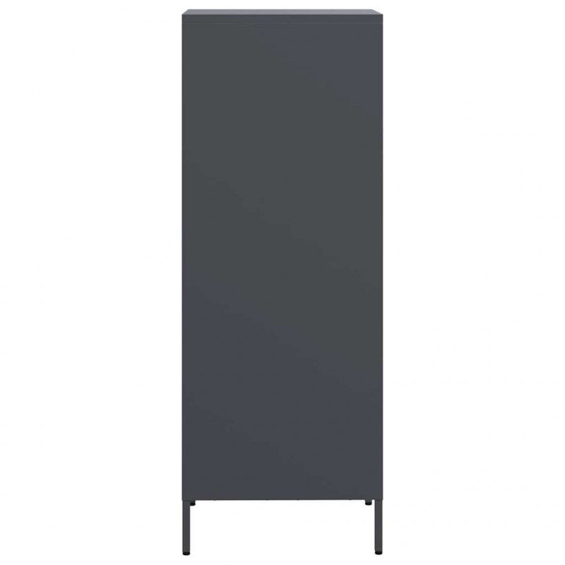 Szafka, antracytowa, 39x35x103,5 cm, stal