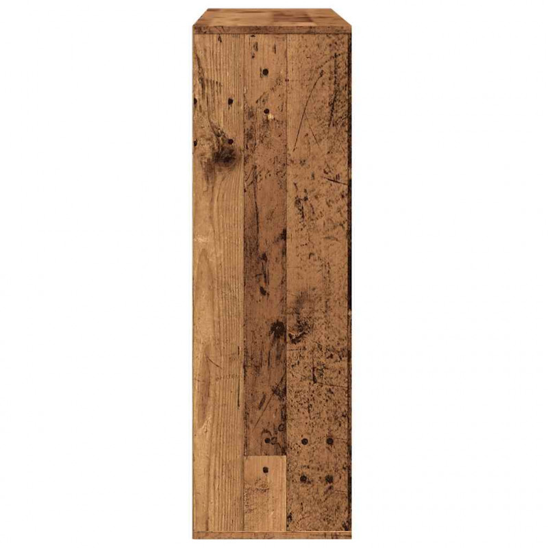 Regał, stare drewno, 98x29x97,5 cm, materiał drewnopochodny