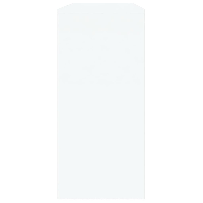 Stolik konsolowy, biały 100x35x76,5 cm, materiał drewnopochodny
