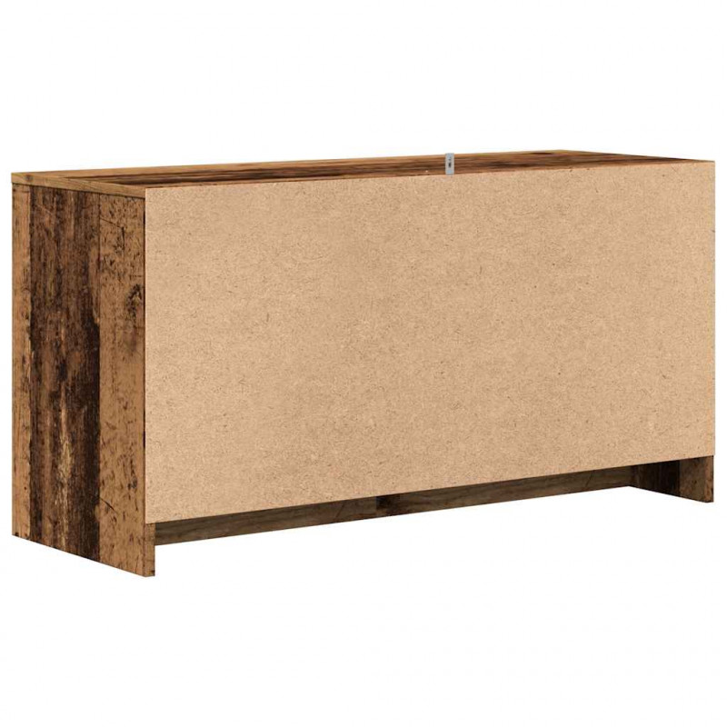 Szafka pod TV, stare drewno, 102x37,5x52,5 cm