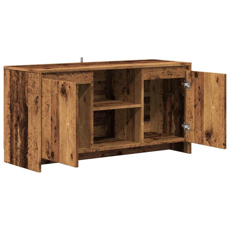 Szafka pod TV, stare drewno, 102x37,5x52,5 cm