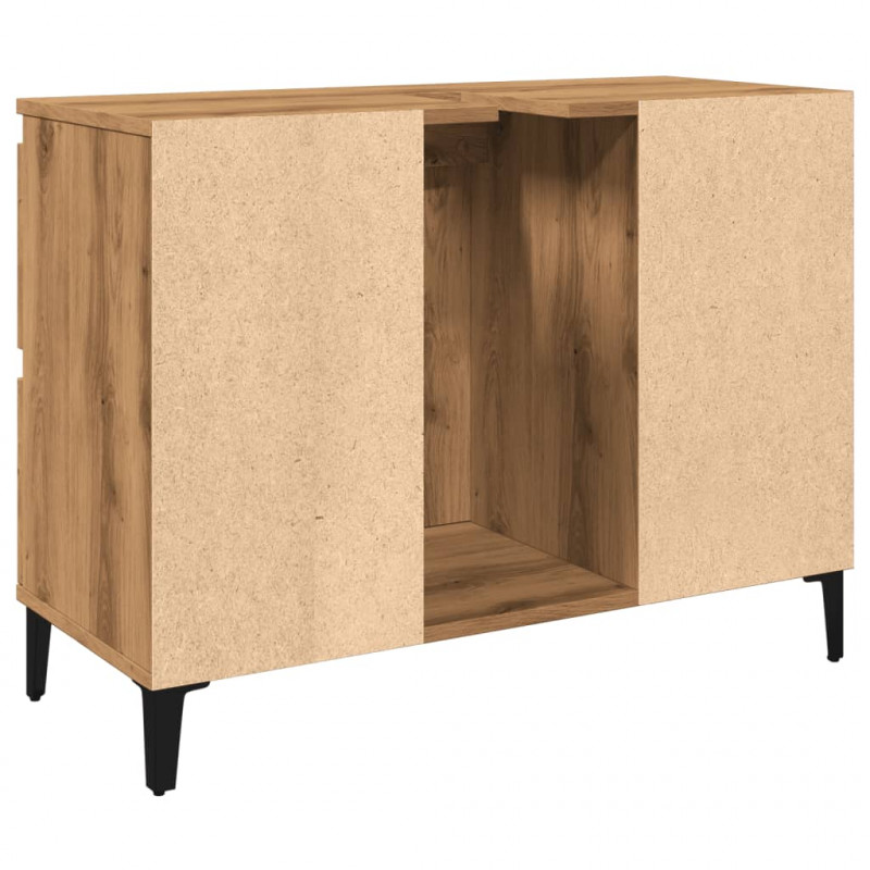 Szafka pod umywalkę, dąb artisan, 80x33x60 cm