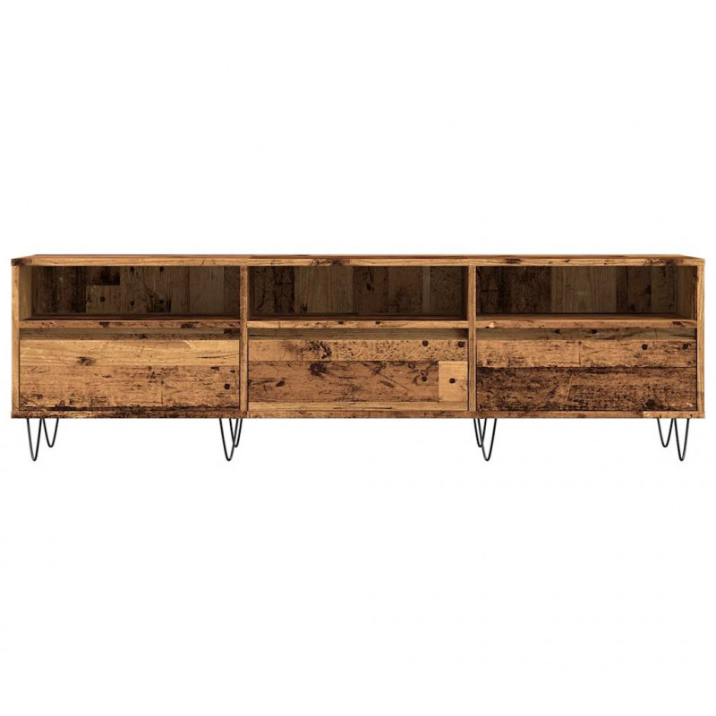 Szafka pod TV, stare drewno, 150x30x44,5 cm