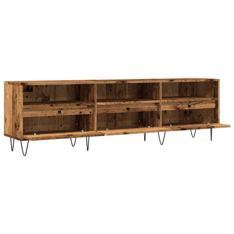 Szafka pod TV, stare drewno, 150x30x44,5 cm
