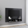 Wisząca szafka pod TV, szara, 120 x 23,5 x 90 cm