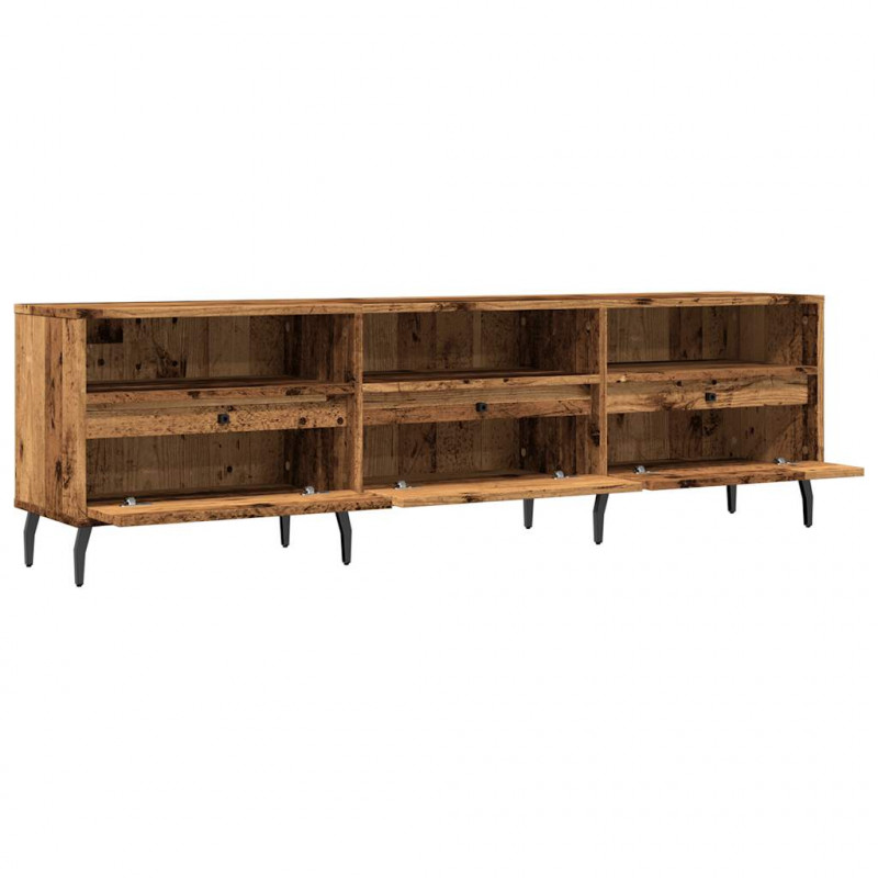 Szafka pod TV, stare drewno, 150x30x44,5 cm