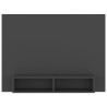 Wisząca szafka pod TV, szara, 120 x 23,5 x 90 cm