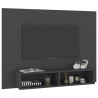 Wisząca szafka pod TV, szara, 120 x 23,5 x 90 cm