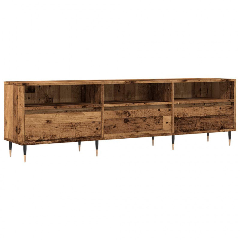 Szafka pod TV, stare drewno, 150x30x44,5 cm