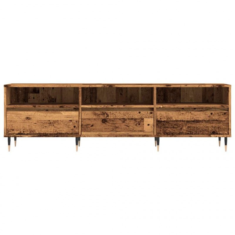 Szafka pod TV, stare drewno, 150x30x44,5 cm