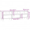 Szafka pod TV, stare drewno, 150x30x44,5 cm