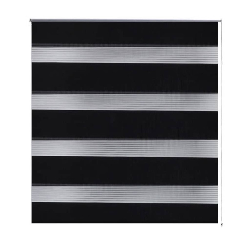 Roleta Zebra 120 x 175 cm czarna