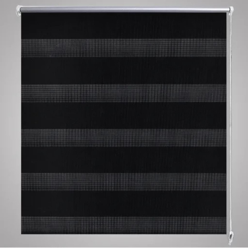 Roleta Zebra 120 x 175 cm czarna