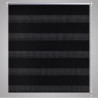 Roleta Zebra 120 x 175 cm czarna