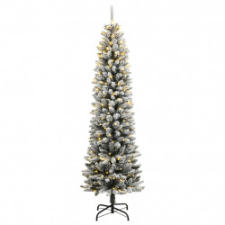 Sztuczna choinka, ośnieżona, 300 lampek LED, 240 cm