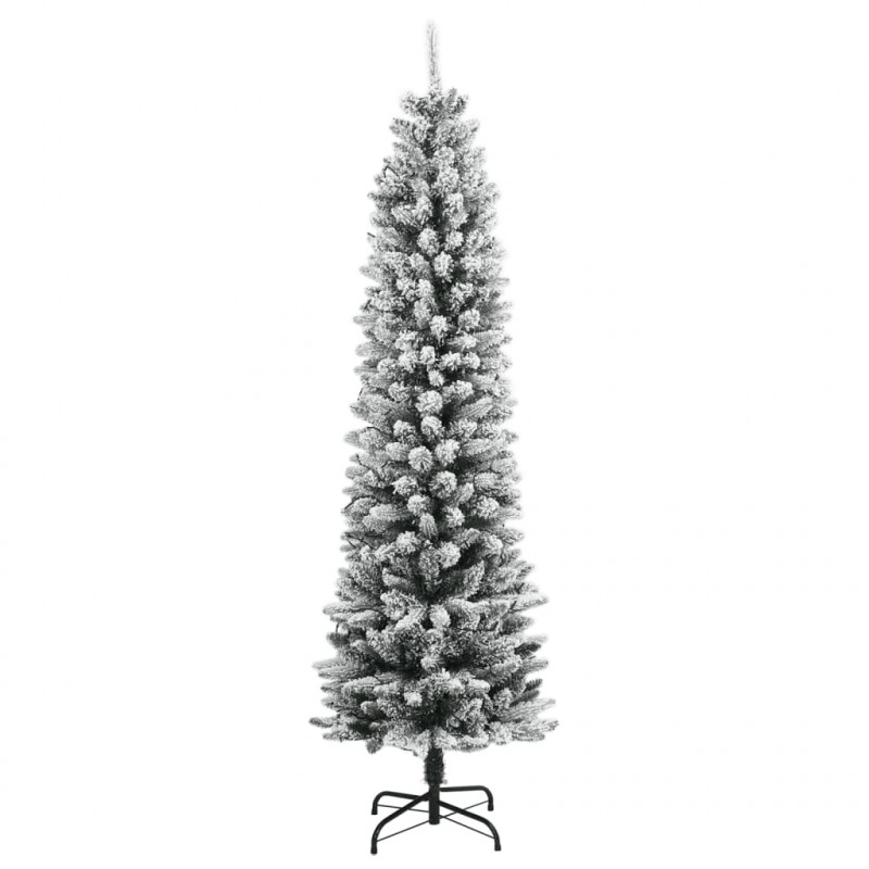 Sztuczna choinka, ośnieżona, 300 lampek LED, 240 cm