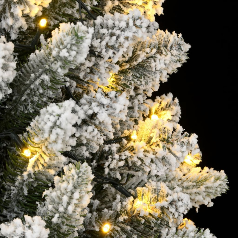 Sztuczna choinka, ośnieżona, 300 lampek LED, 240 cm