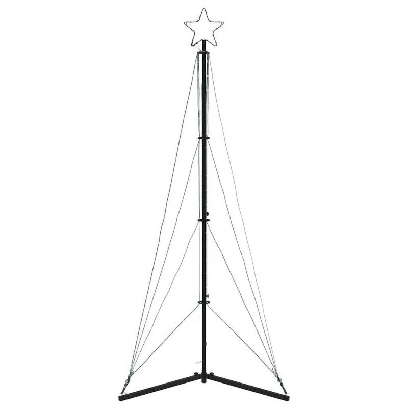 Lampki choinkowe, 363 zimnych białych LED, 182 cm