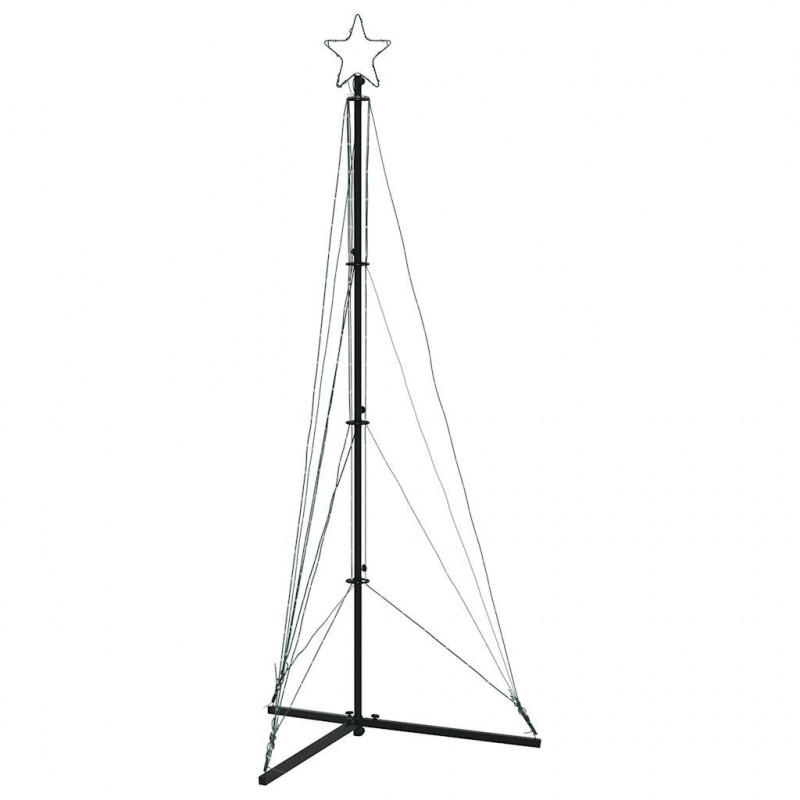 Lampki choinkowe, 363 zimnych białych LED, 182 cm