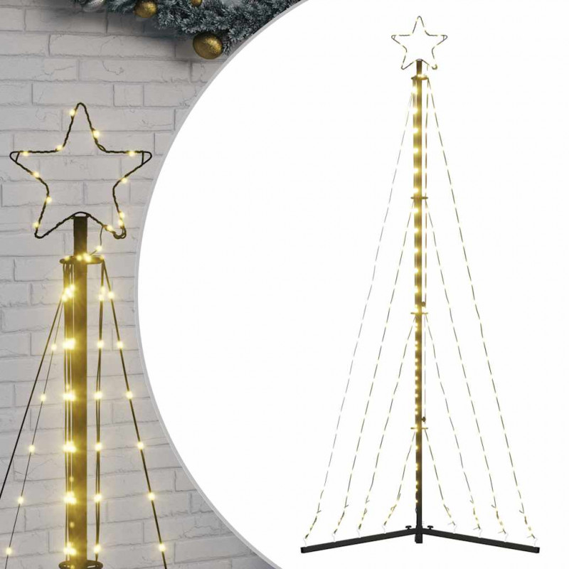 Lampki choinkowe, 339 ciepłych białych LED, 187 cm