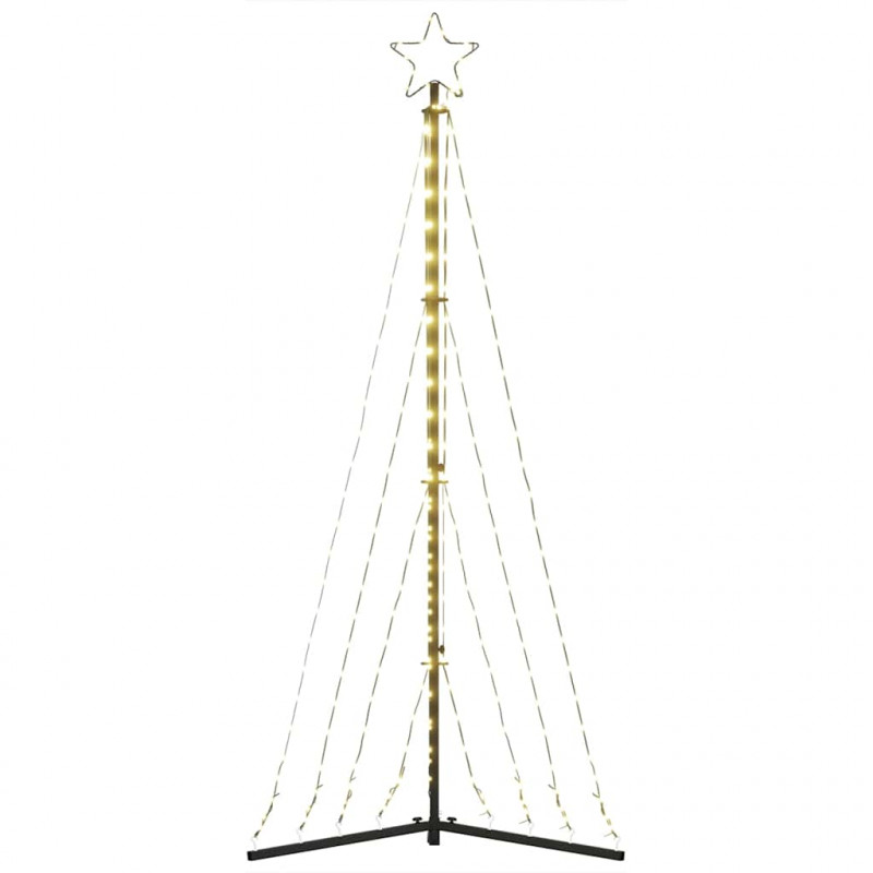 Lampki choinkowe, 339 ciepłych białych LED, 187 cm