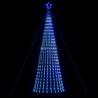 Stożkowa choinka z lampek, 1028 niebieskich LED, 403 cm