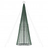 Stożkowa choinka z lampek, 1028 niebieskich LED, 403 cm