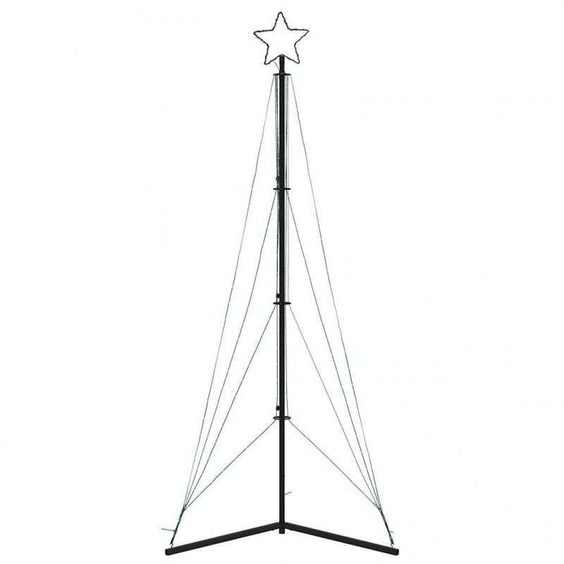 Lampki choinkowe, 483 niebieskich LED, 240 cm