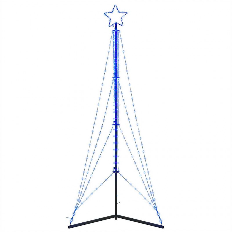 Lampki choinkowe, 483 niebieskich LED, 240 cm