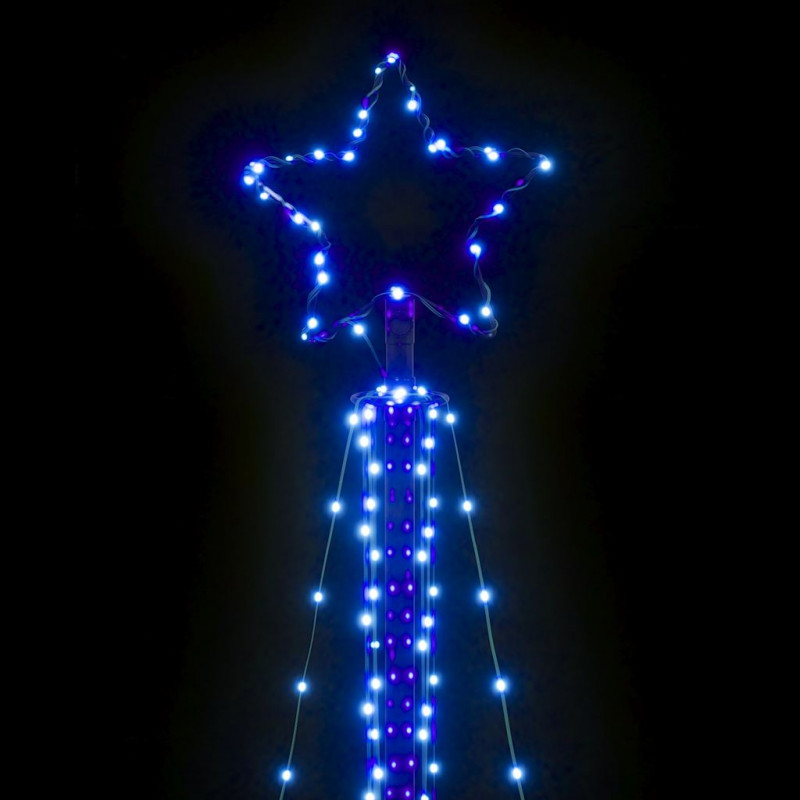 Lampki choinkowe, 483 niebieskich LED, 240 cm