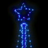 Lampki choinkowe, 483 niebieskich LED, 240 cm