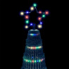 Stożkowa choinka z lampek, 475 kolorowych LED, 247 cm