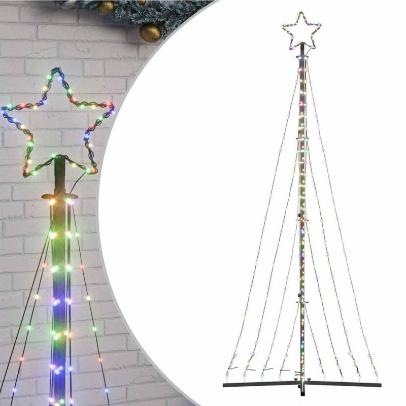 Lampki choinkowe, 447 kolorowych LED, 249 cm