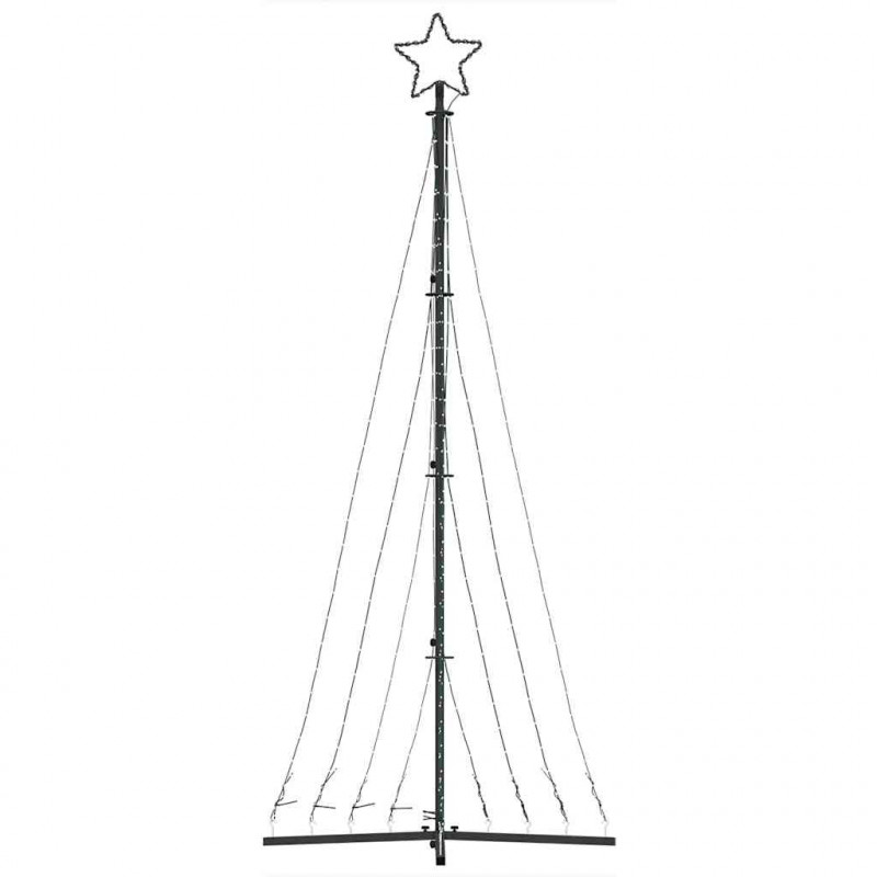 Lampki choinkowe, 447 kolorowych LED, 249 cm