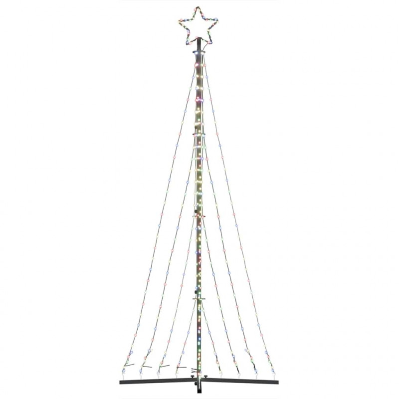 Lampki choinkowe, 447 kolorowych LED, 249 cm