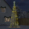 Stożkowa choinka z lampek, 1534 ciepłych białych LED, 503 cm