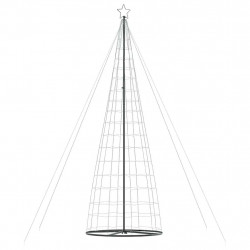Stożkowa choinka z lampek, 1534 ciepłych białych LED, 503 cm