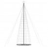 Stożkowa choinka z lampek, 1534 ciepłych białych LED, 503 cm