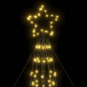 Stożkowa choinka z lampek, 1534 ciepłych białych LED, 503 cm