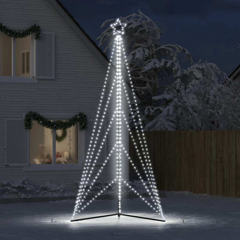 Lampki choinkowe, 615 zimnych białych LED, 404,5 cm